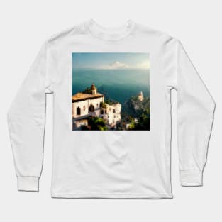 Golden sun on the Amalfi Coast Long Sleeve T-Shirt